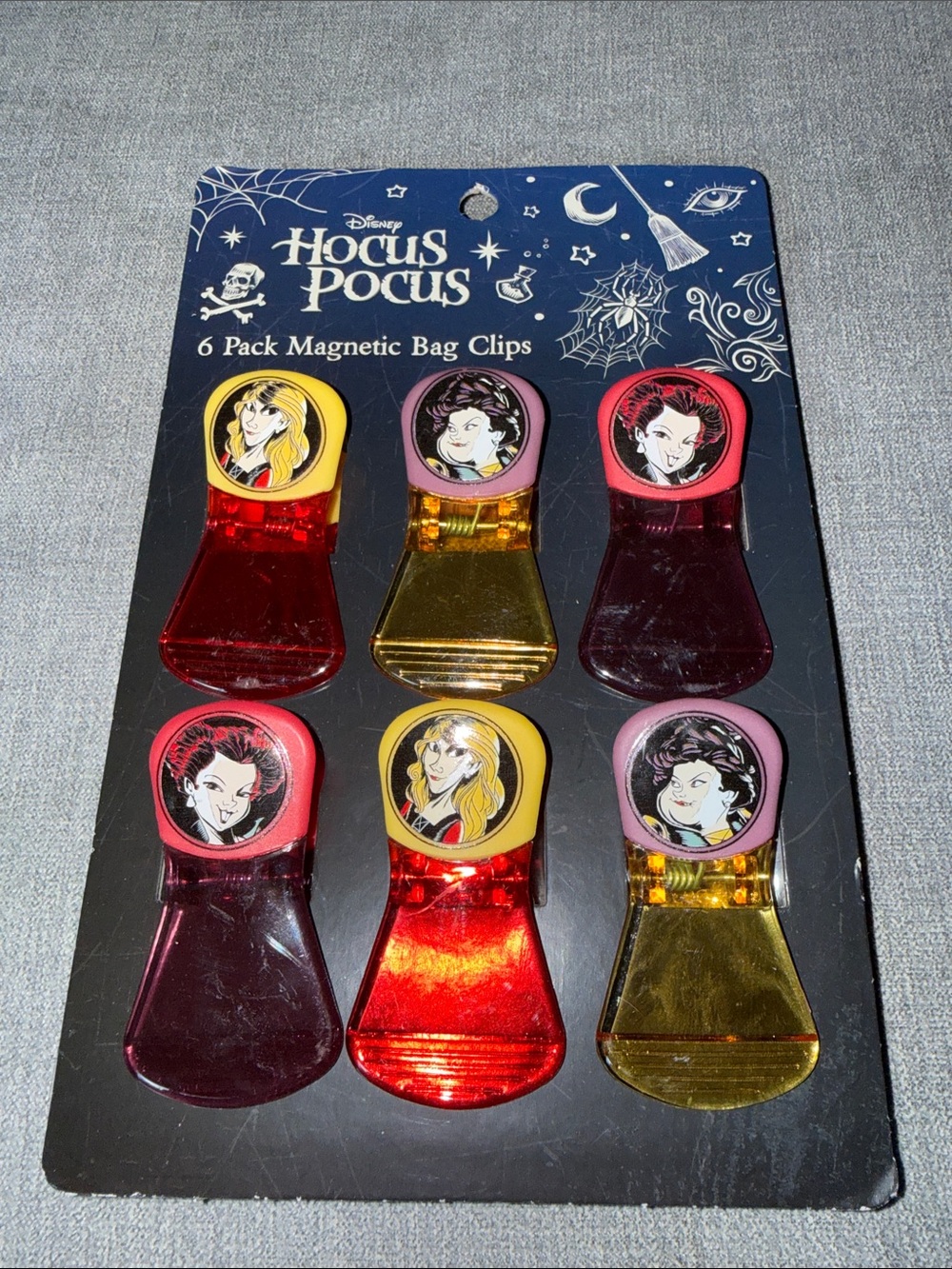 Disney Hocus Pocus Magnetic Bag Clips